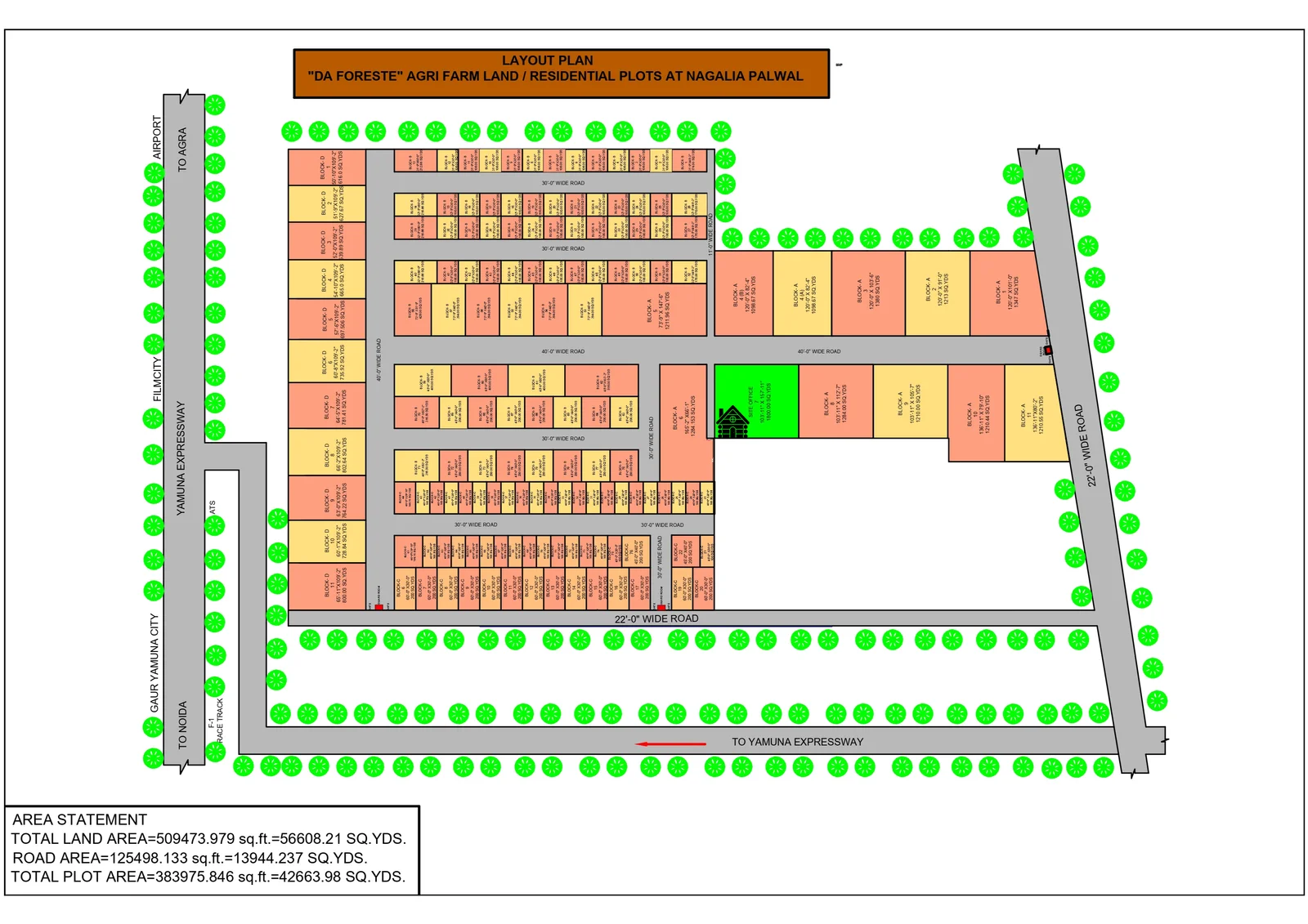 DA Foreste site plan